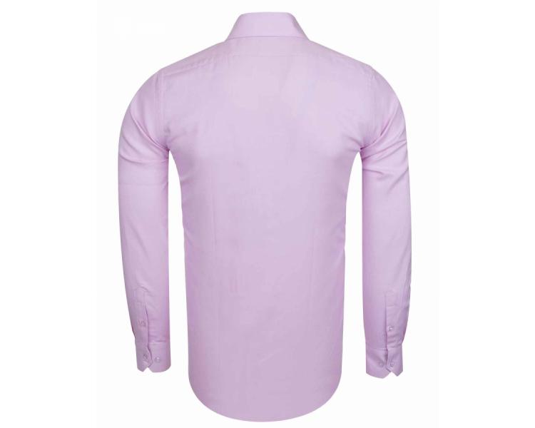 SL 6113 Розовая Оксфорд рубашка с узором Пейсли Мужские рубашки