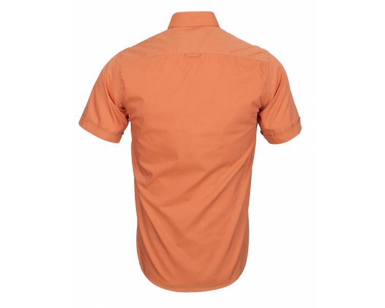 SS 6018 Oranž ühevärviline triiksärk lühikeste varrukatega Meeste triiksärgid